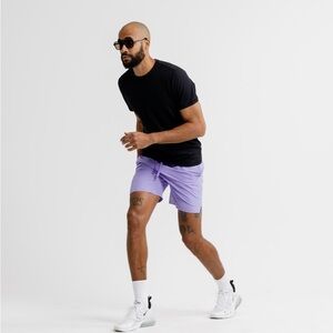 Bamboo Ave  Shorts Mens XL Lavender Lined